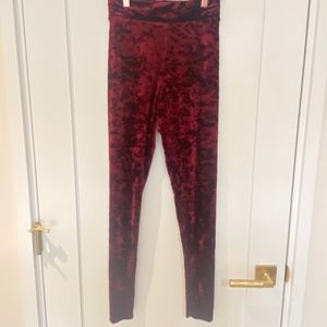 Velvet leggings